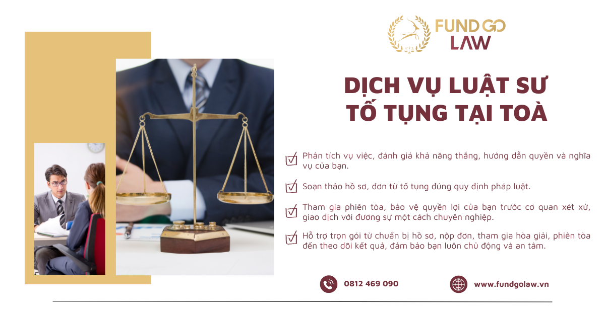 dịch vụ luật sư tố tụng tại toà án