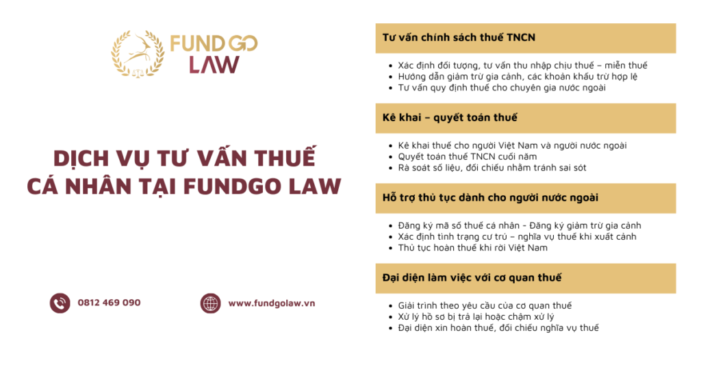 Dịch vụ tư vấn thuế thu nhập cá nhân