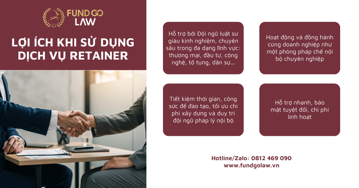 Vì sao nên chọn dịch vụ tư vấn pháp lý thường xuyên retainer