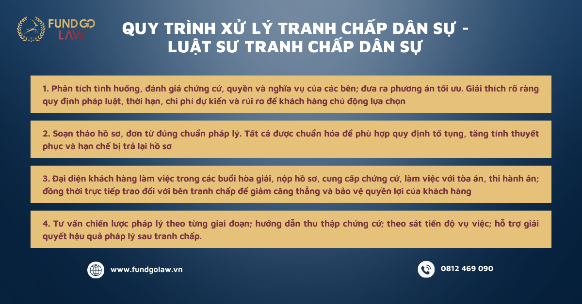 Dịch vụ xử lý tranh chấp dân sự